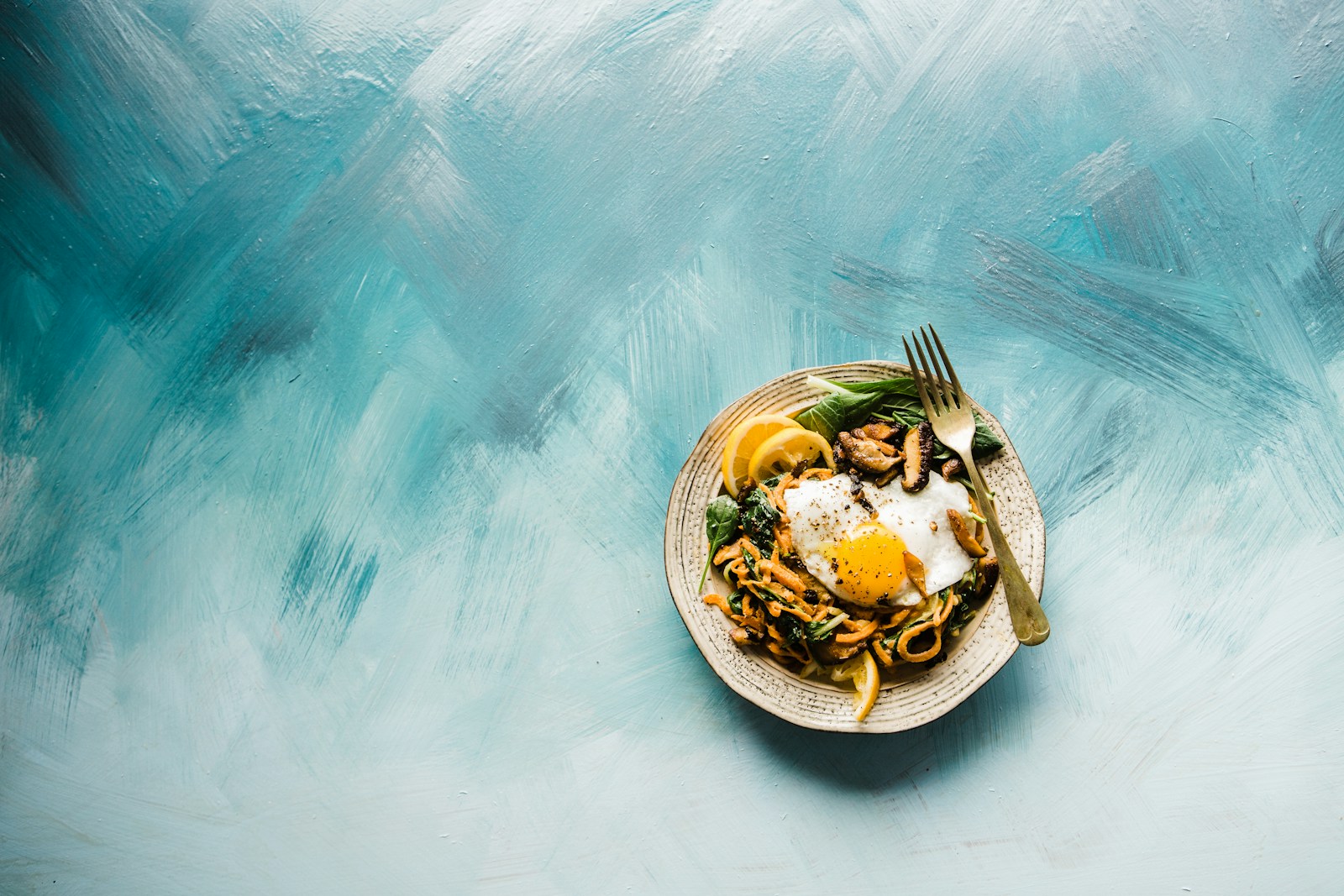 A close-up of a plated dish